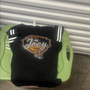 Black Kids Shirt with Graphic Design